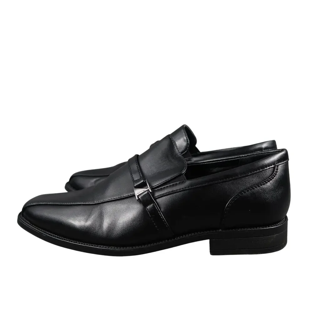 Perry Ellis Shoes Big Kids 6 Lucas Loafers Dress Slip On Formal Classic Black